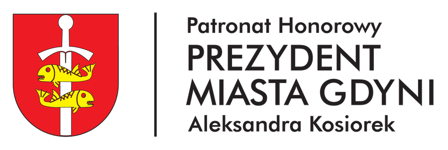 Patronat honorowy: Aleksandra Kosiorek, Prezydent Miasta Gdyni